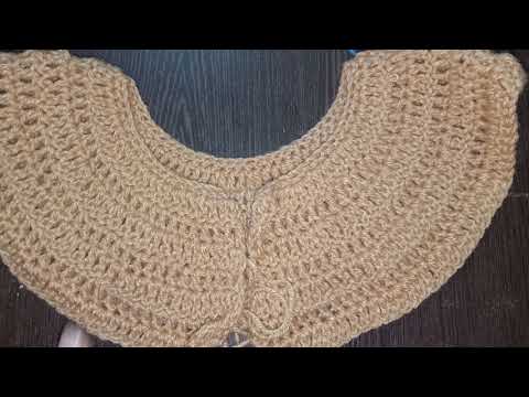 Видео: как связать крючком круглую кокетку любого размера (есть субтитры)