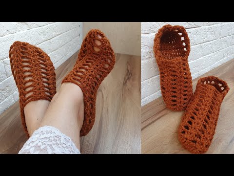 Видео: Ажурные, нарядные, летние следки крючком.Простые, подойдут для новичков. МК.
