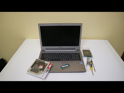 Видео: Небольшой абгрейд  и профилактика  ноутбука Lenovo z500