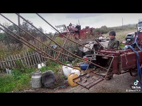 Видео: Рукав (хобот ) на пресс подборщик Киргизстан 🇰🇬