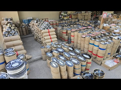 Видео: Optom Arzon Idish Tovoqlar +998886695555 | Риштон Оптом Идиш Товок