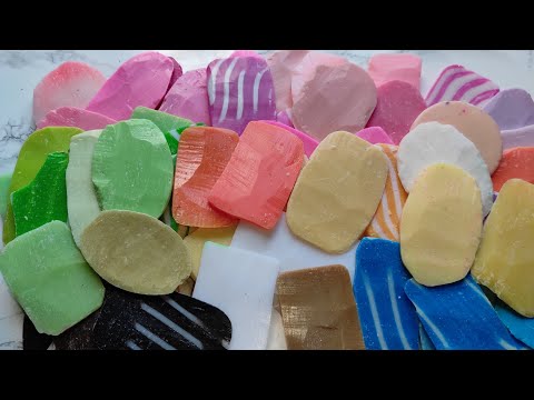 Видео: ASMR soap cutting/Dry soap/Relaxing video/Резка мыла/Мыльные пластинки