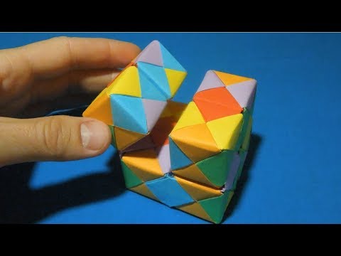 Видео: Как сделать куб бесконечности из бумаги. Бесконечный куб инфинити. cube infiniti