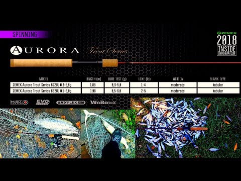 Видео: Спиннинг ZEMEX AURORA 662UL 0 5 6 g Trout Series - обзор после теста.