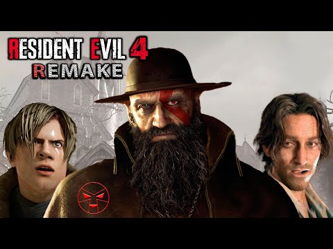 Видео: Resident evil 4 Remake @TheDocend  vs bosses  Оборона хаты и босс староста