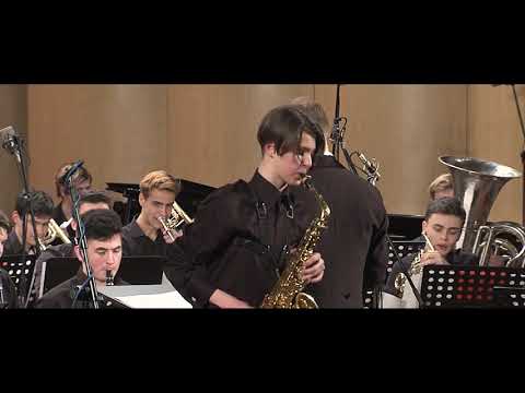 Видео: М. Готлиб. Концерт для саксофона-альта с духовым оркестром. Часть 2