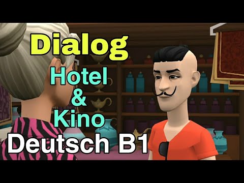 Видео: #StayHom - Диалог / Гостиница и Кинотеатр / Немецкий B1 💯👌