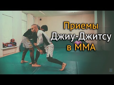 Видео: Приемы Джиу-Джитсу в ММА: борьба в стойке