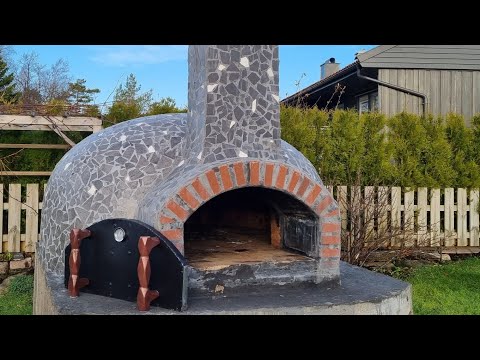 Видео: Как построить дровяную печь для пиццы из кирпича » вики полезно Наружная печь для пиццы Помпеи