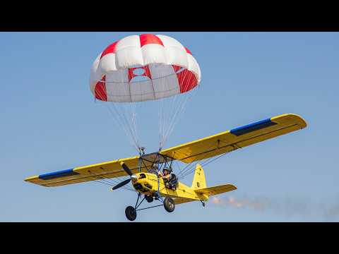 Видео: 10 сверхлегких самолетов, оснащенных системами спасательных парашютов