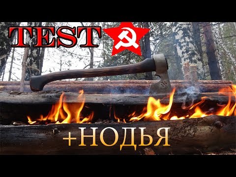 Видео: Тест ЛУЧШЕГО топора! Костер Нодья из ОДНОГО бревна