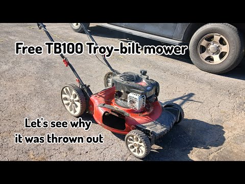 Видео: Бесплатная газонокосилка TB100 21" найдена на обочине главной дороги, давайте починим её 05.08.2025