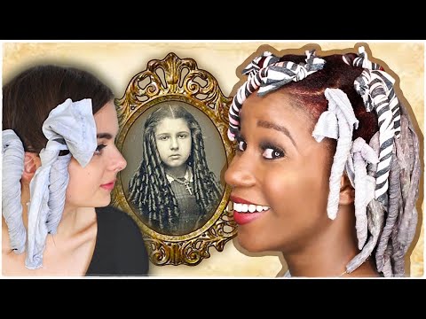 Видео: Я ПОПРОБОВАЛА Урок по созданию "Исторических локонов из лоскутов" для БЕЛЫХ ЖЕНЩИН | **В ШОКЕ**