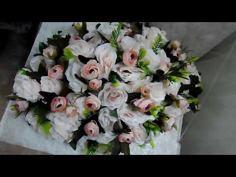 Видео: DIY  Букет на свадебную машину  из искусственных цветов
