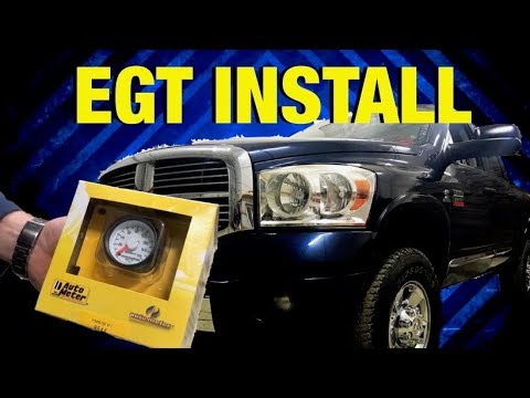 Видео: Как установить датчик AUTOMETER EGT