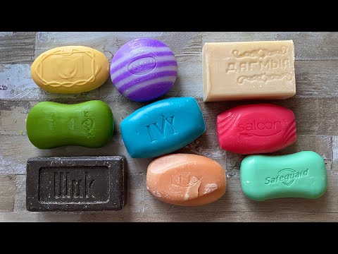 Видео: ASMR Soap cutting | Soap Carving|Резка мыла  | ASMR