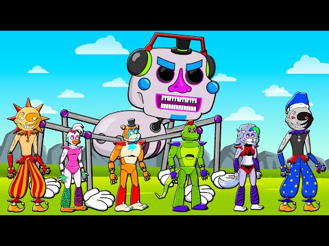 Видео: ВСЕ СЕРИИ ЭВОЛЮЦИЯ АНИМАТРОНИКОВ ФНАФ 9 СЕКЬЮРИТИ БРИЧ! FNAF 9 Security Breach Мультик Анимация