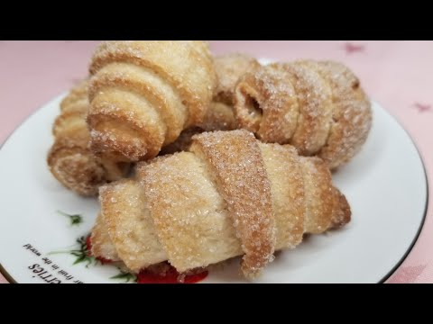 Видео: Рогалики творожные/Cottage cheese rolls