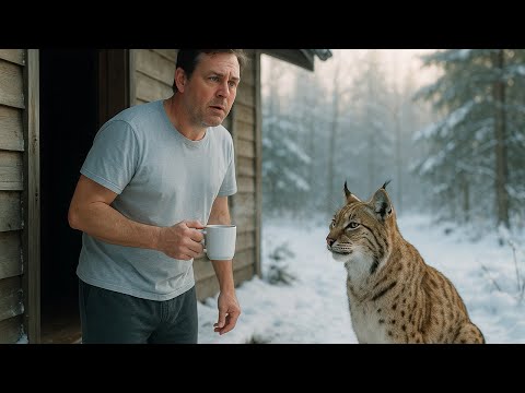 Видео: Мужчина был шокирован когда понял зачем рысь пришла зимой к нему домой, её цель не поддаётся вере...