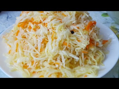 Видео: Квашеная капуста на зиму, цыганка готовит. Самая вкусная капуста. Gipsy cuisine.