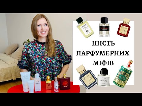 Видео: МІФИ та ЛАЙФХАКИ про парфуми! Стійкість та концентрація. Де правда?