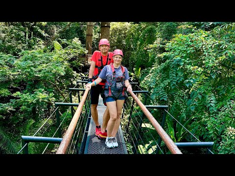 Видео: Hanuman World Phuket. Самый крутой веревочный парк на Пхукете! Мы были в восторге! 9.01.2024