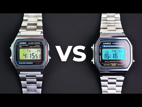 Видео: Casio A158 против A168 (я ношу только одни)