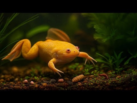 Видео: Шпорцевая лягушка. Как правильно ухаживать?