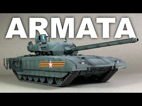 Видео: Armata T-14, Звезда, 1:35, Building and Painting