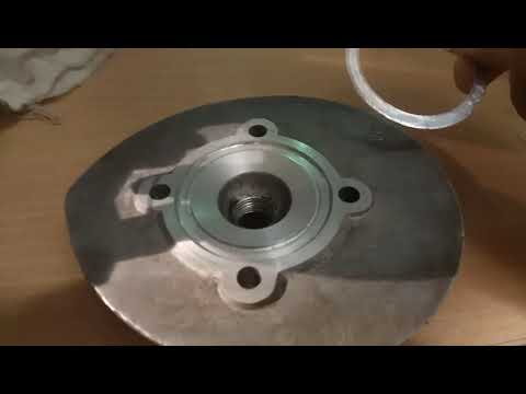 Видео: Голова цилиндра Д 6 после токарных работ