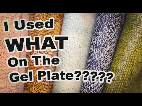 Видео: Печать на гелевых пластинах с помощью этого единственного предмета, который есть у каждого