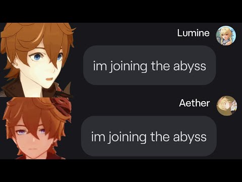 Видео: Говорю «Я присоединяюсь к бездне» Фатуи Харбингерс в роли близнецов-путешественников | Genshin Ch...