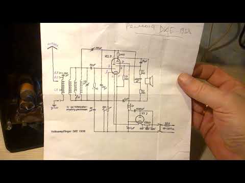 Видео: DKE 38- немецкий "народный" радиоприемник, 1938 год, видеообзор