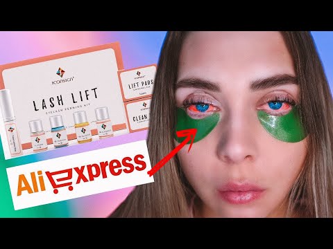 Видео: ЛАМИНИРОВАНИЕ РЕСНИЦ С ALIEXPRESS В ДОМАШНИХ УСЛОВИЯХ!