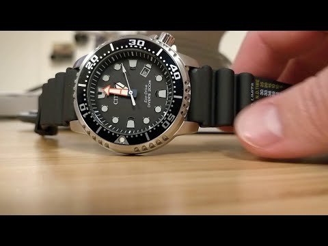 Видео: Сертифицированный дайвер Citizen Promaster BN0150 Обзор