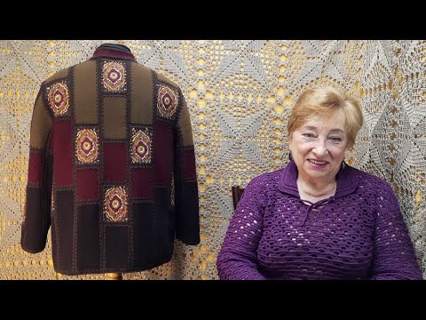Видео: Куртка "Шкатулка". Мастер-класс по вязанию крючком от О. С. Литвиной.