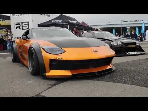 Видео: Liberty Walk Fairlady Z RZ34 400Z Motor Fan Festa 2023 в Одайбе #lbwk #MotorFanFesta