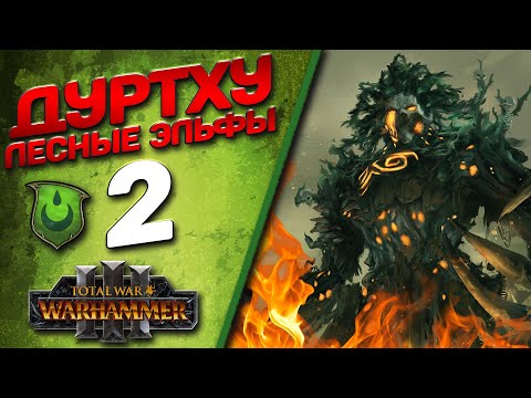 Видео: #2 Дуртху | Лесные Эльфы - (Легенда) - Total War Warhammer 3