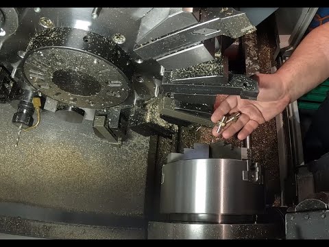 Видео: Изготовление латунных штуцеров. The brass  fittings manufacturing.