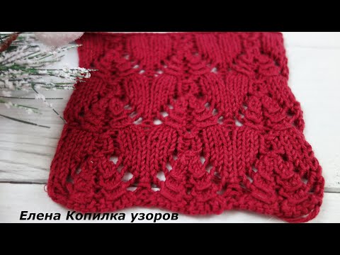 Видео: Красивый японский узор спицами схема и описание / Beautiful Japanese knitting pattern diagram