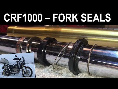 Видео: Как заменить сальники вилки на Honda CRF 1000 Africa Twin