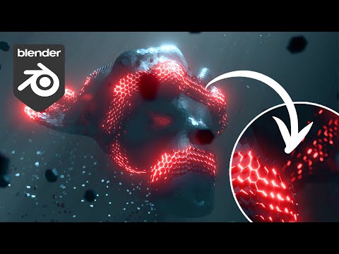 Видео: Абстрактная Sci-Fi анимация в Блендер с помощью Геометрических нод. Блендер - уроки на русском