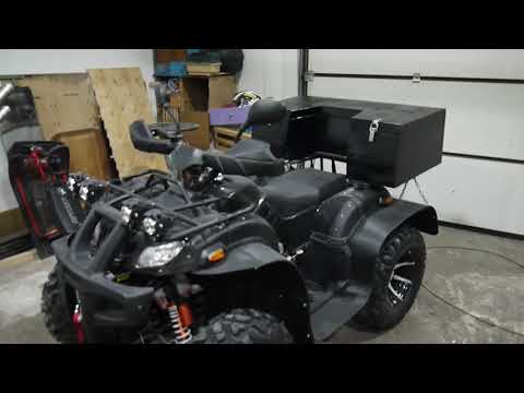 Видео: Самодельный кофр на квадроцикл Yamaha grizzly 250