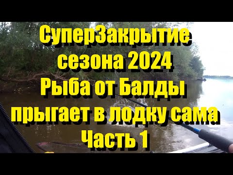 Видео: Супер Закрытие сезонна 2024. Рыба от Балды сама прыгает в лодку. Часть 1.