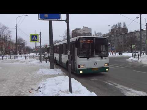 Видео: Автобус Санкт-Петербурга 8-134: ЛиАЗ-6212.00 б.2414 по №123 (11.02.18)
