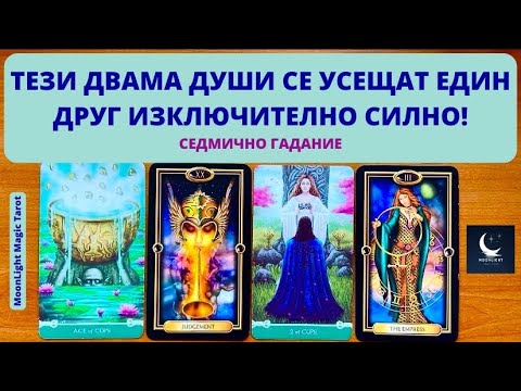 Видео: 💞ТЕЗИ ДВАМА ДУШИ СЕ УСЕЩАТ ЕДИН ДРУГ ИЗКЛЮЧИТЕЛНО СИЛНО!🌟Седмично Гадание (11-17.03.24)| Timeless✨