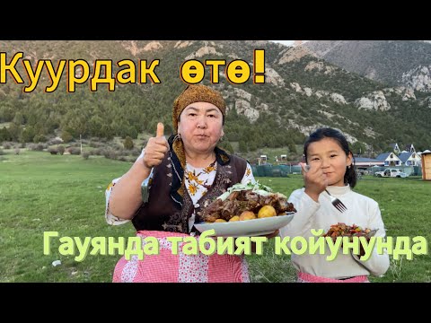 Видео: Куурдак жасоо гауян эс алуу борборунда| Үй-бүлөлүк влог табият койнунда