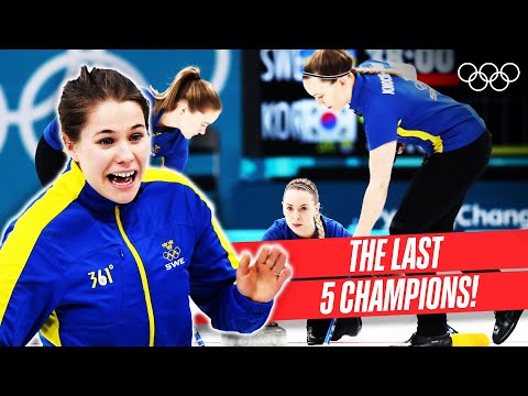 Видео: Кёрлинг, женщины 🥌 Последние 5 чемпионов!🥇