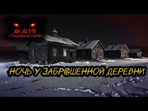 Видео: Ночь у заброшенной деревни! Страшные истории и рассказы на ночь