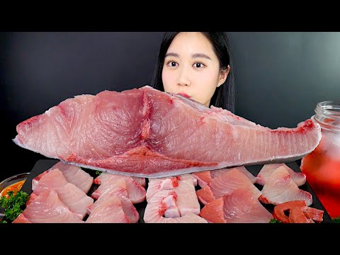 Видео: МУКБАНГ Сашими Из Гигантского Желтохвоста😚💕 | Real Sound MUKBANG | АСМР | EATING SOUND